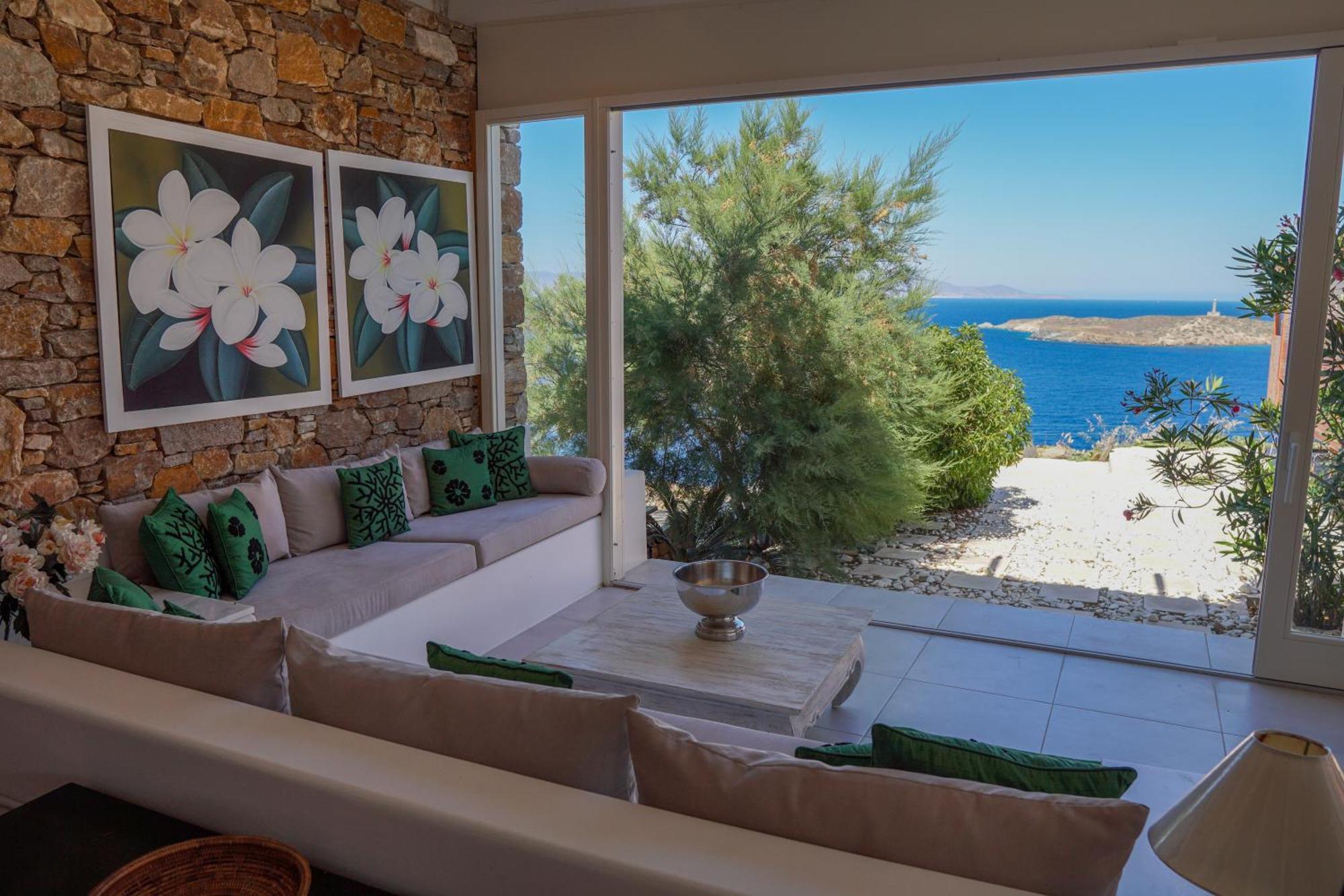 Villa Zen Dans Le Bleu Ermupoli Exteriér fotografie