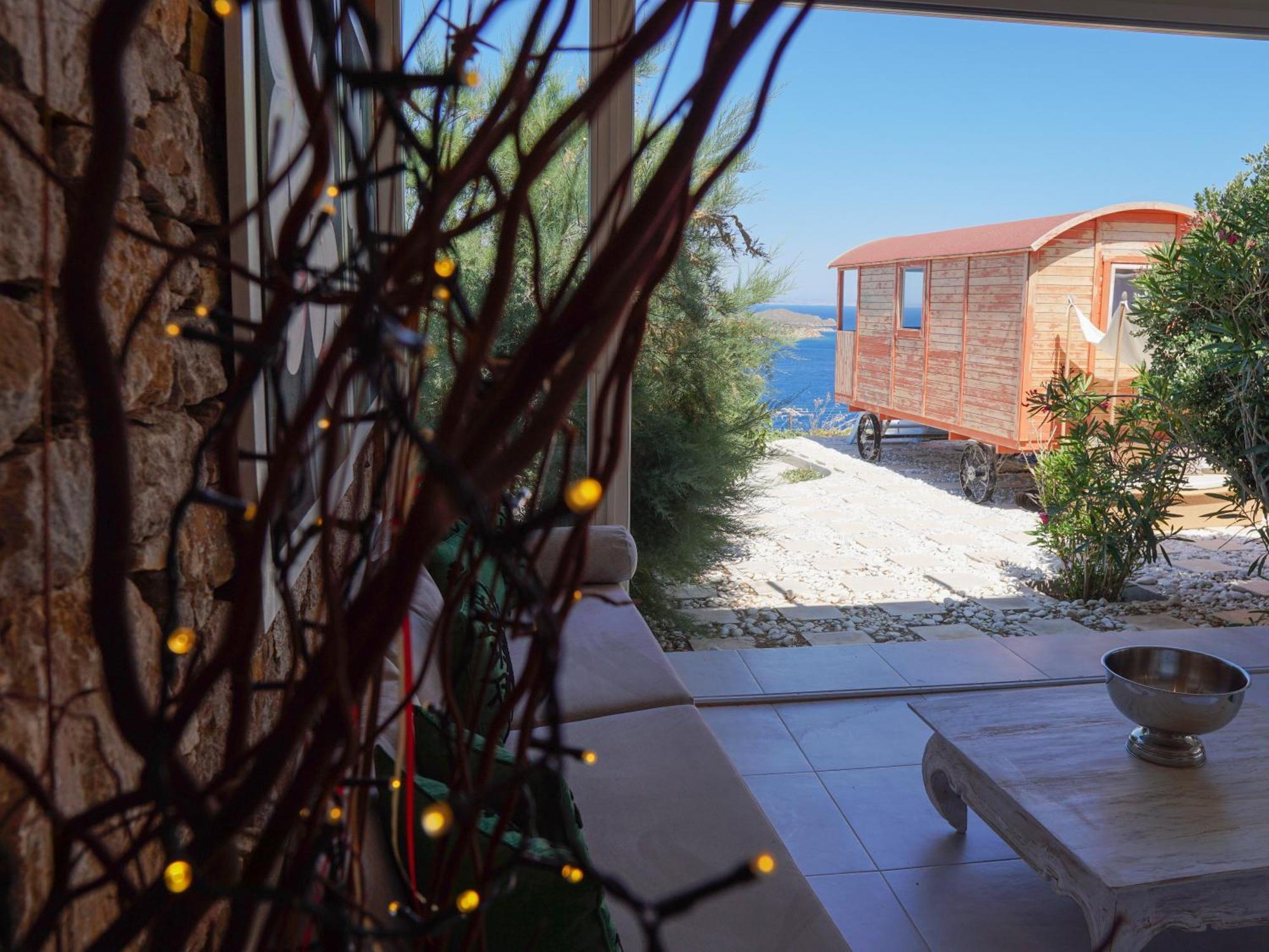 Villa Zen Dans Le Bleu Ermupoli Exteriér fotografie