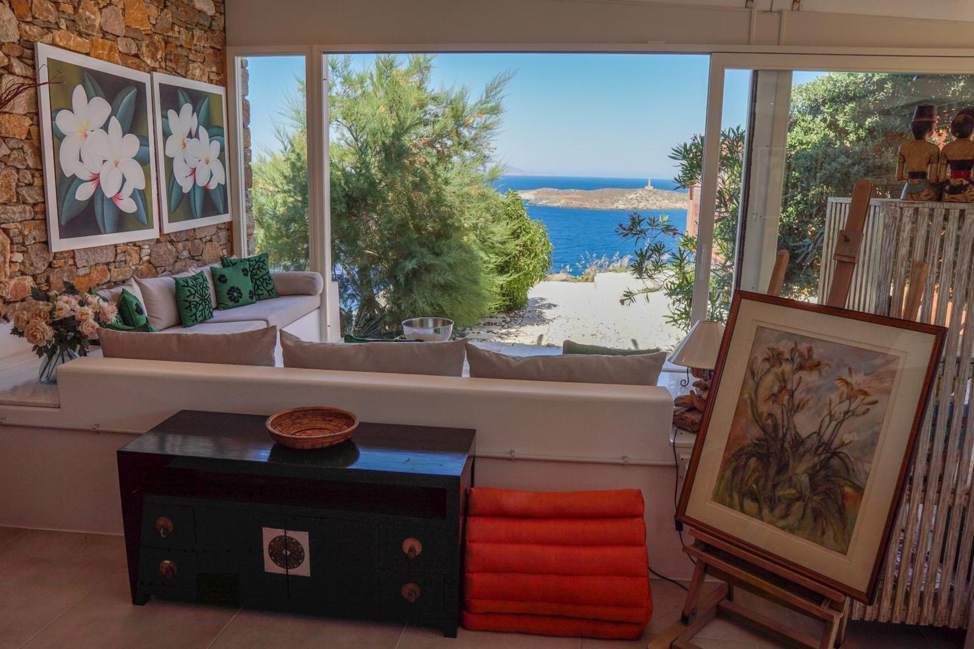 Villa Zen Dans Le Bleu Ermupoli Exteriér fotografie