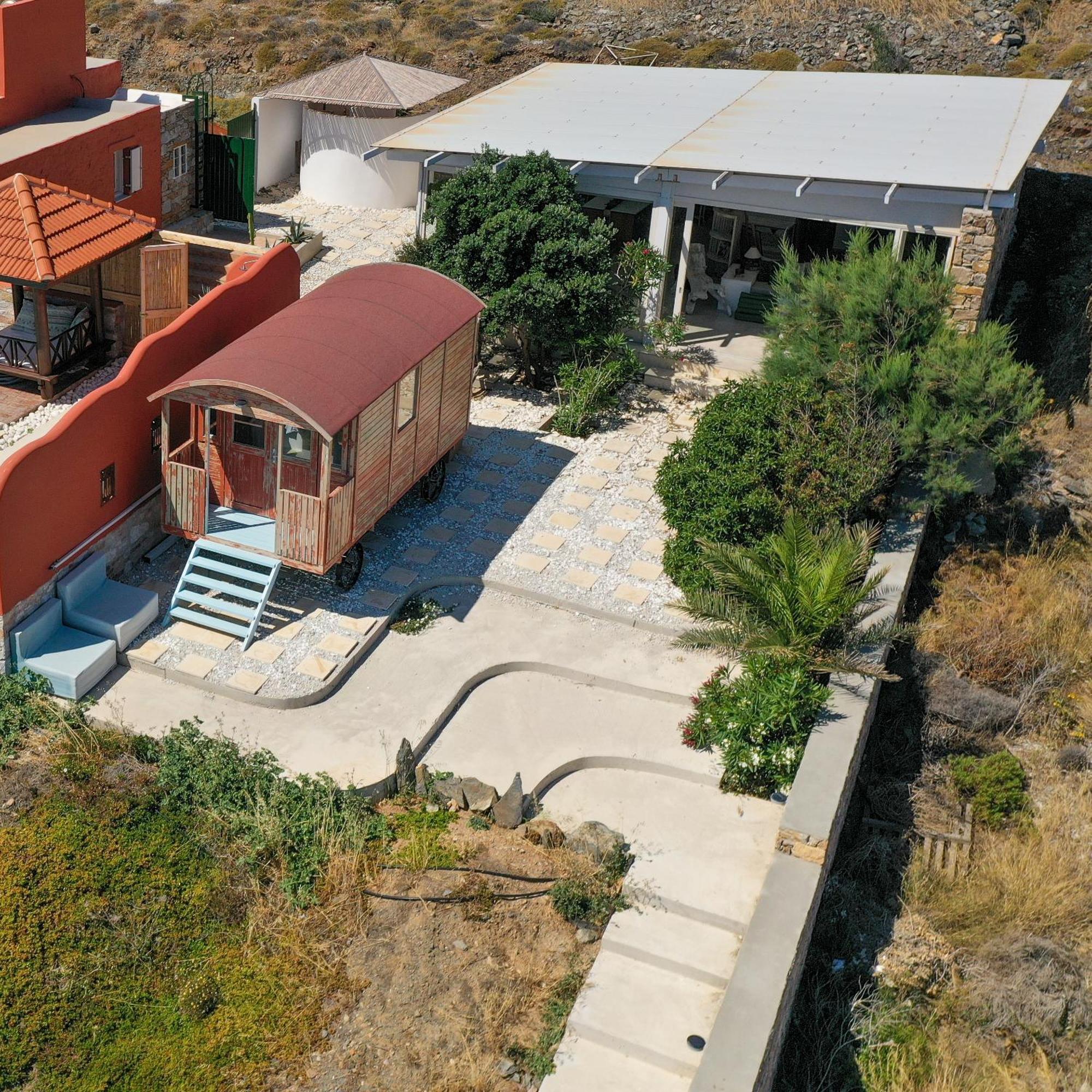 Villa Zen Dans Le Bleu Ermupoli Exteriér fotografie